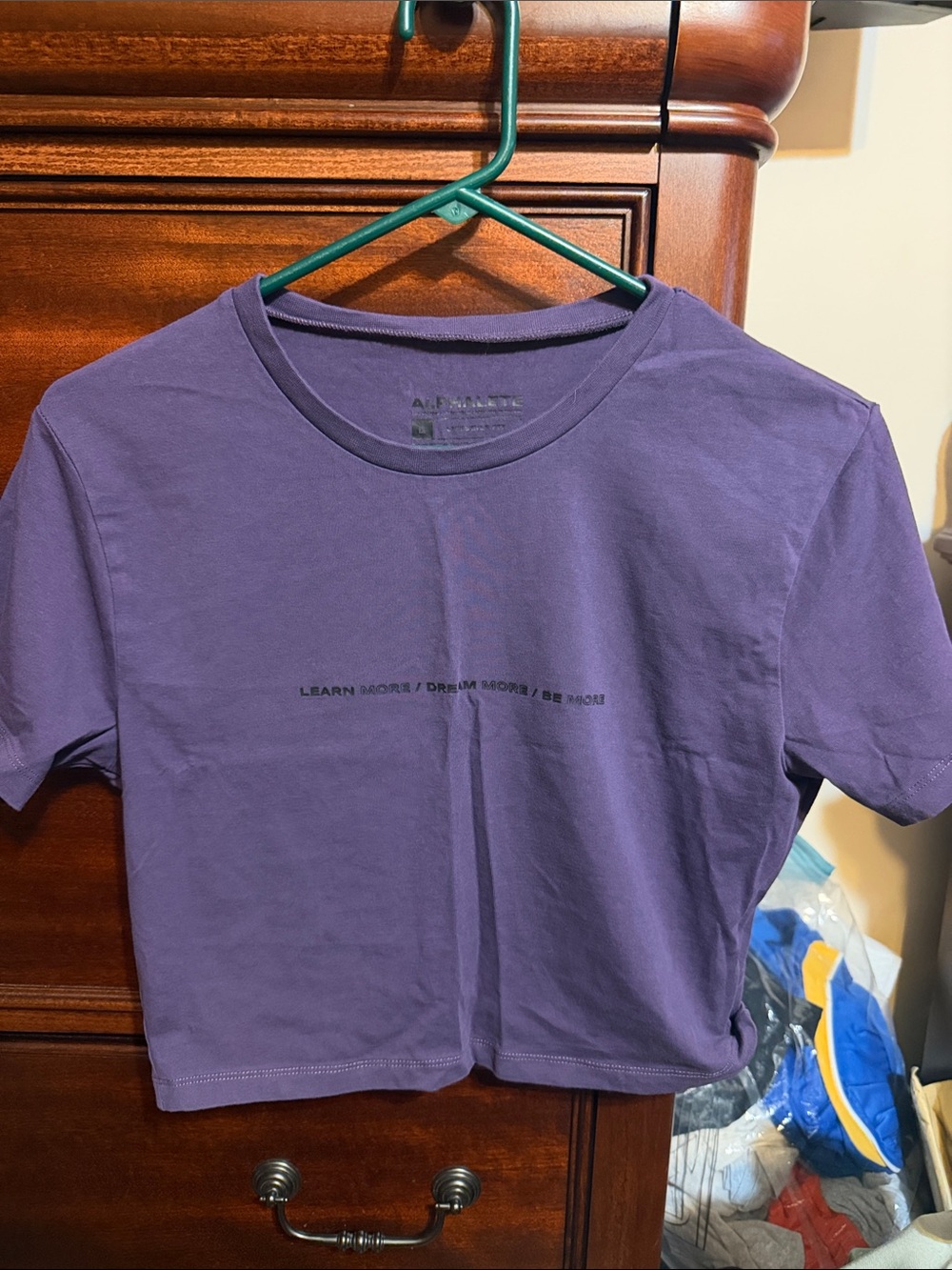 Alphalete cropped t shirt